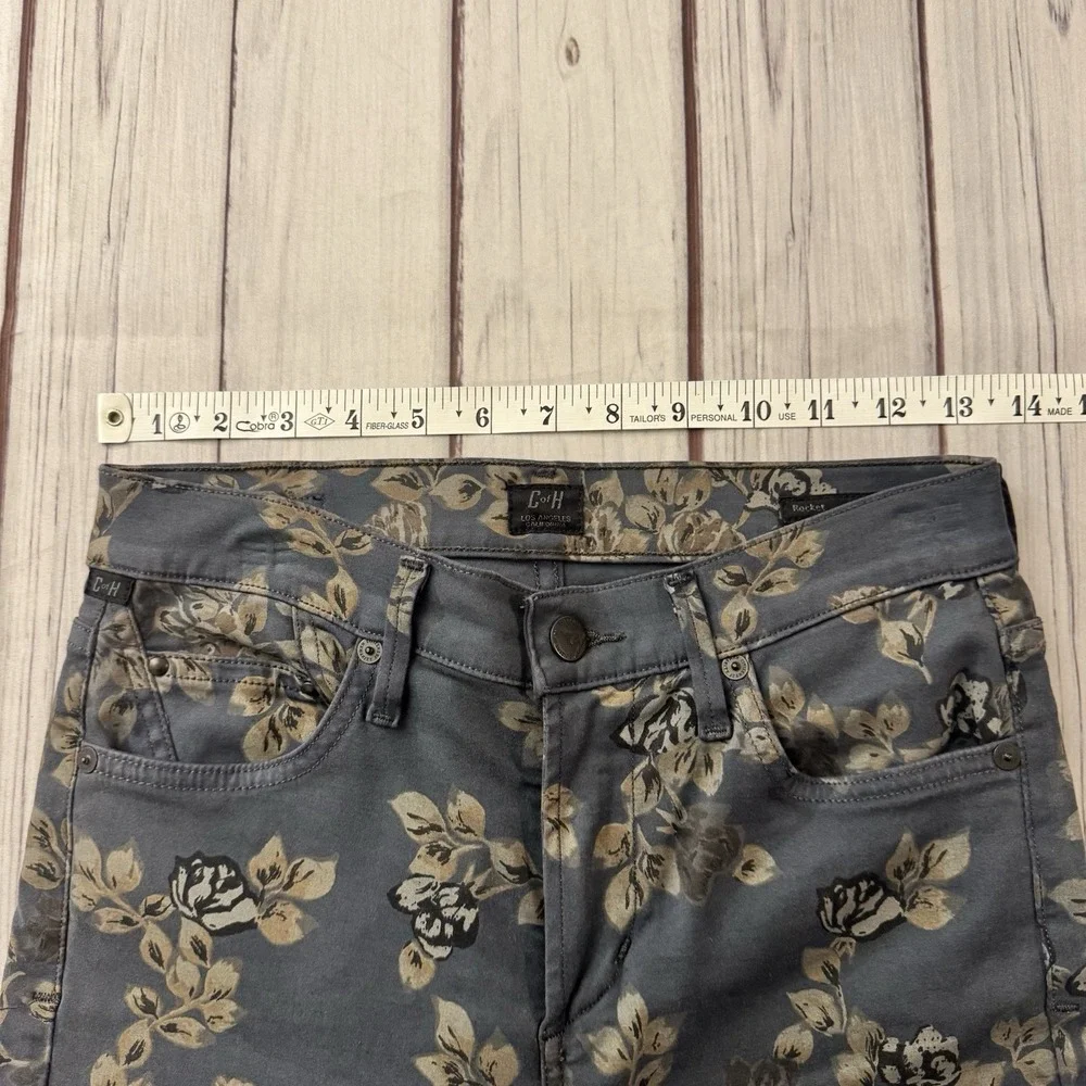 Citizens of Humanity Rocket High Rise Skinny Jeans Floral Print Size‎ 26 Women's